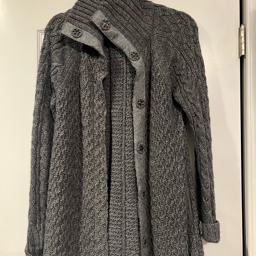 Warm sweater coat!